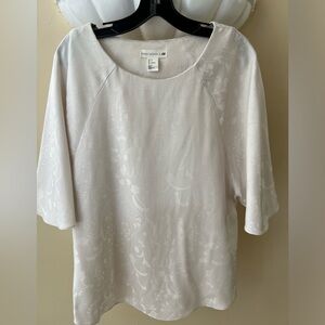 Elegant white blouse for women size6